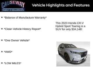 Honda CR-V Hybrid 2023 AWD Sport Touring 4dr SUV