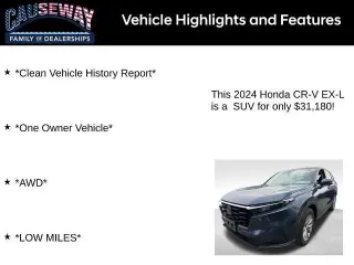 Honda CR-V 2024 AWD EX-L 4dr SUV