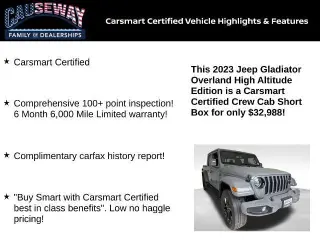 Jeep Gladiator 2023 4x4 Overland 4dr Crew Cab 5.0 ft. SB