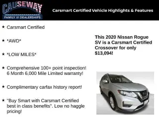 Nissan Rogue 2020 AWD S 4dr Crossover