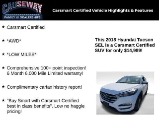 Hyundai TUCSON 2018 AWD SE 4dr SUV