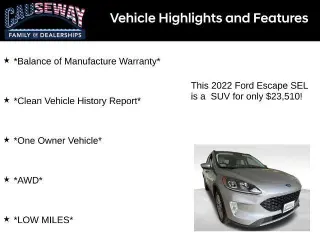 Ford Escape 2022 AWD SEL 4dr SUV