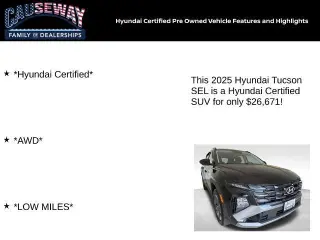 Hyundai TUCSON 2025 AWD SEL 4dr SUV