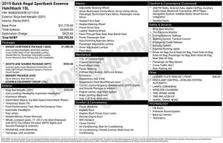 2019 Buick Regal Sportback Essence