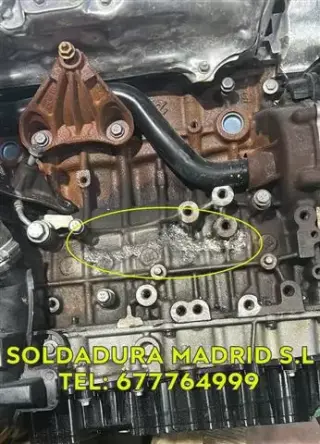 SOLDADURA BLOQUE MOTOR