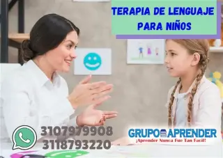 TERAPIA DE LENGUAJE NIÑOS