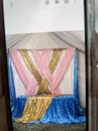 Carpas con draping mesas silla