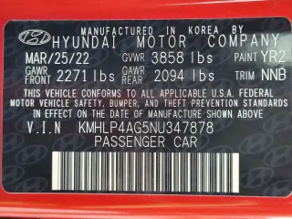 Hyundai ELANTRA 2022 Limited 4dr Sedan SULEV