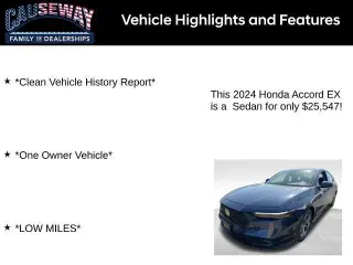Honda Accord 2024 EX 4dr Sedan