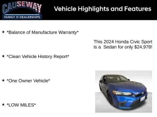 Honda Civic 2024 Sport 4dr Sedan