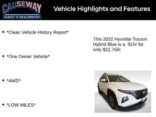 Hyundai TUCSON Hybrid 2022 AWD Blue 4dr SUV