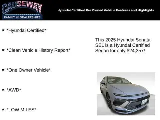 Hyundai SONATA 2025 SEL 4dr Sedan