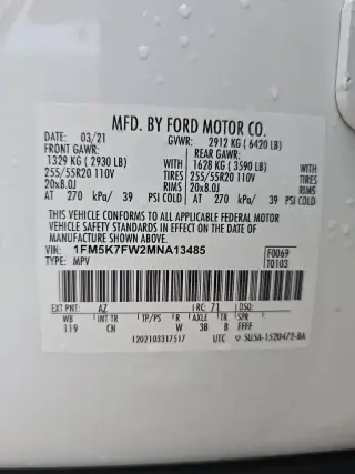 Ford Explorer Hybrid 2021 Limited 4dr SUV