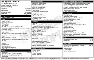 Hyundai TUCSON 2021 AWD SE 4dr SUV
