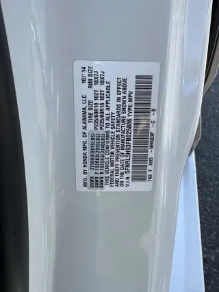 2015 Honda Odyssey Touring Elite