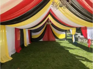 Toros mecánicos draping carpas