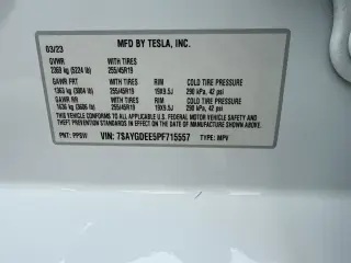 2023 Tesla Model Y Long Range