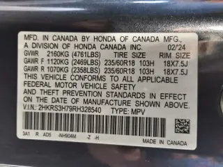 Honda CR-V 2024 EX-L 4dr SUV