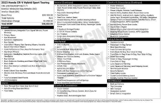 Honda CR-V Hybrid 2023 AWD Sport Touring 4dr SUV