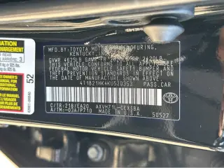 2019 Toyota Camry Hybrid SE