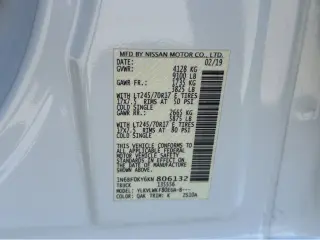2019 Nissan NV Cargo S
