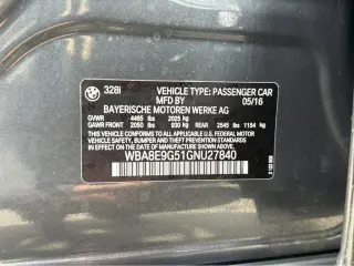 2016 BMW 3 Series 328i