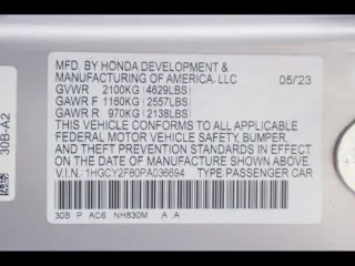 Honda Accord Híbrido 2023 Touring Sedán 4 puertas