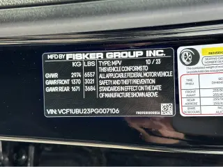2023 Fisker Ocean Ultra