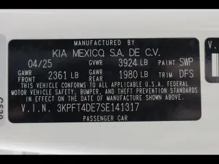Kia K4 2025 LX 4dr Sedan