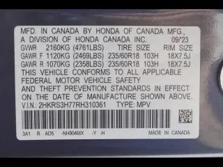 Honda CR-V 2024 EX-L 4dr SUV