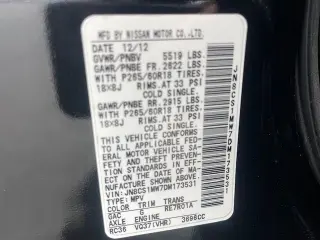 2013 INFINITI FX37 