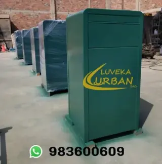 TACHOS DE BASURA METALICOS