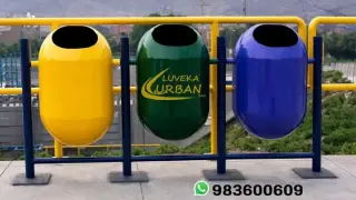 TACHOS DE BASURA METALICOS
