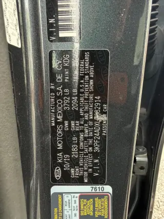2020 Kia Forte LXS