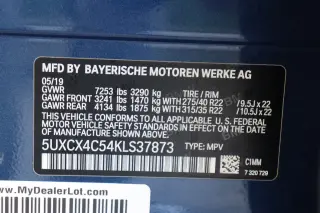 2019 BMW X7 xDrive50i