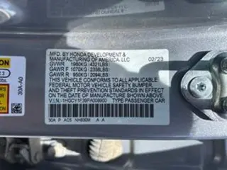 Honda Accord 2023 EX 4dr Sedan