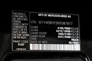2022 Mercedes-Benz Sprinter Cargo Van 2500 Standard Roof V6 144" RWD