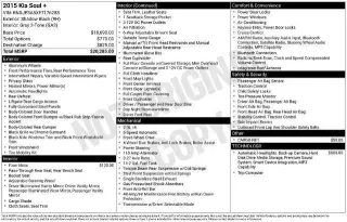 Kia Soul 2015 + 4dr Crossover
