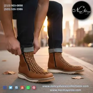 Leather Safety footwear: