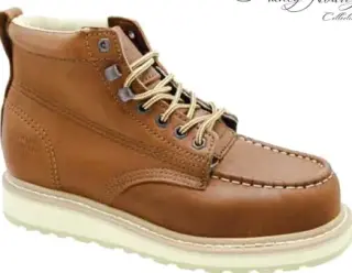 Leather Safety footwear: