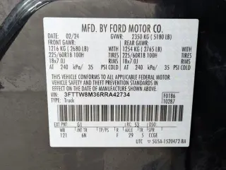 Ford Maverick 2024 Lariat 4dr SuperCrew 4.5 ft. SB