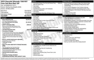 Chevrolet Silverado 1500 2023 4x4 RST 4dr Crew Cab 5.8 ft. SB