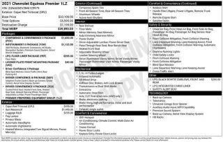 Chevrolet Equinox 2021 4x4 Premier 4dr SUV