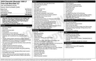 Chevrolet Silverado 1500 2020 4x4 LT 4dr Crew Cab 5.8 ft. SB