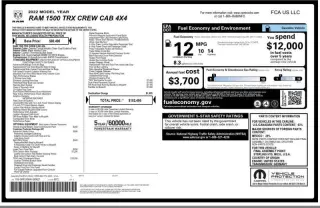 2022 RAM 1500 TRX