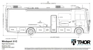2023 Thor Motor Coach Windsport M-31c