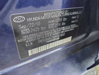 2011 Hyundai Sonata GLS
