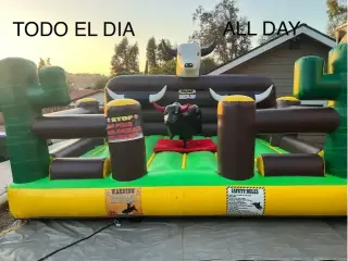 Mechanical bull-dinosaur combo