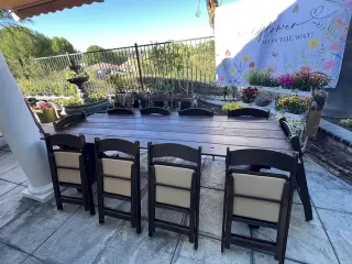 Toros mecánicos-farm table