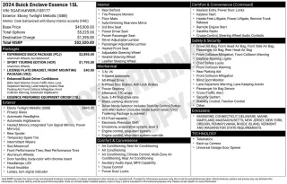 Buick Enclave 2024 4x4 Essence 4puertas Crossover